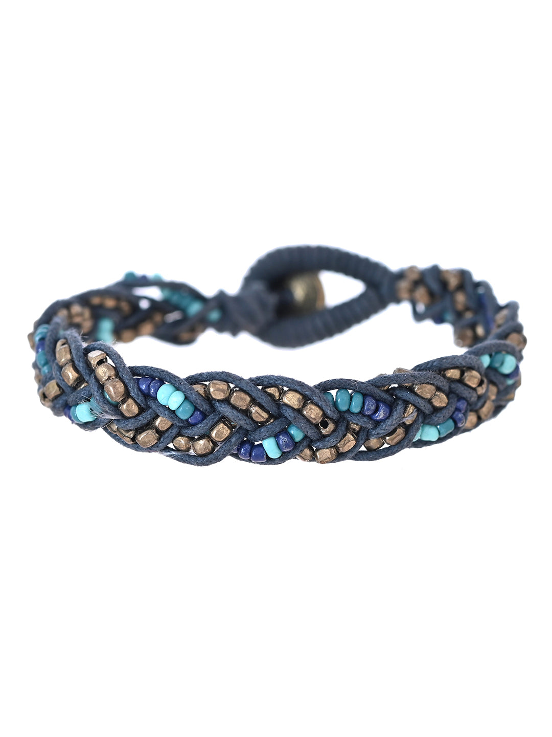 RICHEERA Women Handcrafted Gold-Plated Wraparound Bracelet