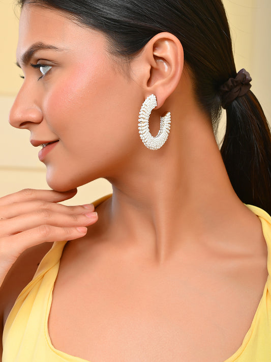 RICHEERA Contemporary Hoop Earrings