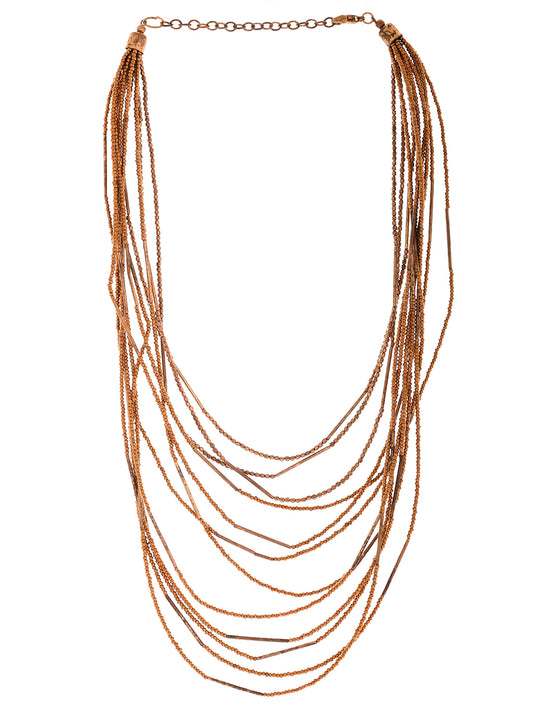 Gold-Plated Layered Necklace