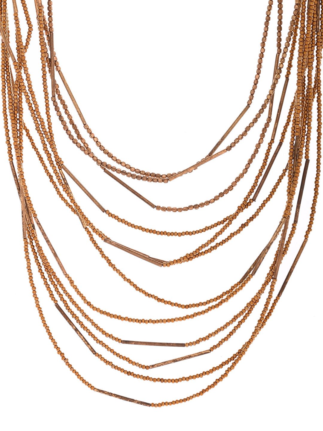 Gold-Plated Layered Necklace