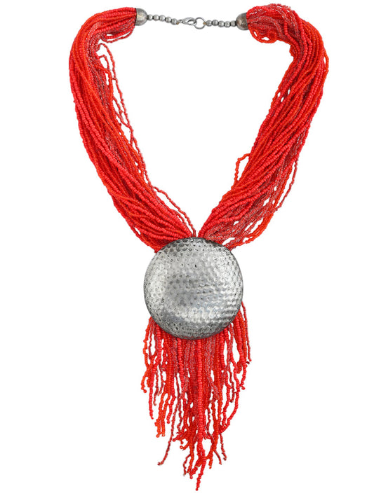 Silver-Plated Antique Necklace