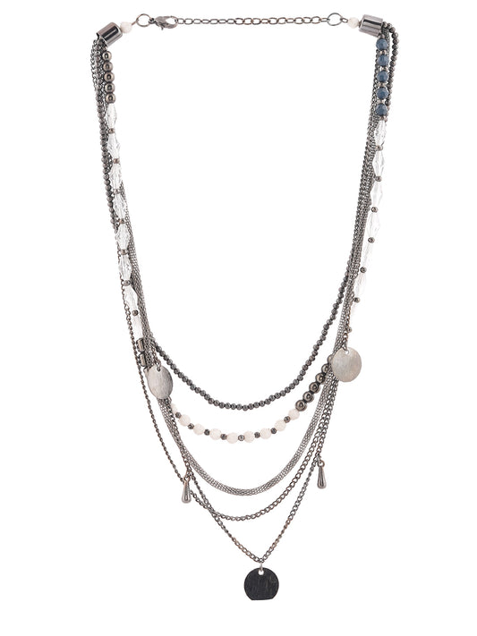 Silver-Plated Antique Necklace