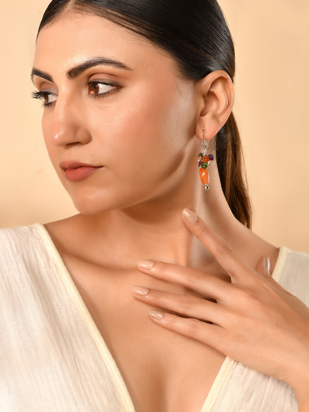 RICHEERA Contemporary Drop Earrings - Richeera