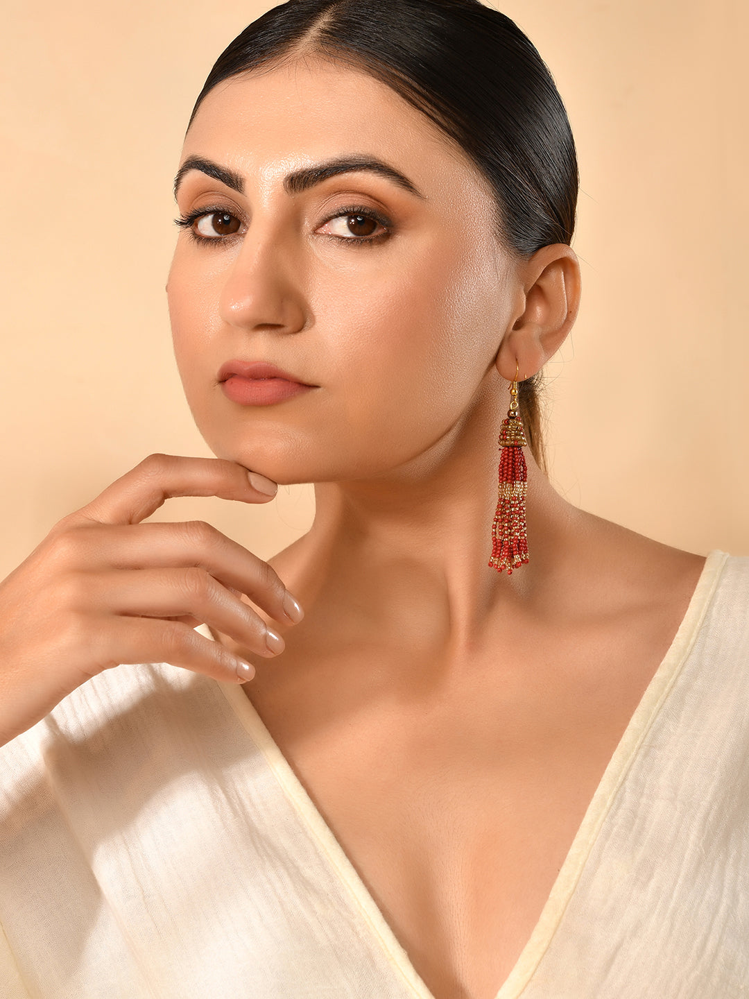 RICHEERA Geometric Drop Earrings - Richeera