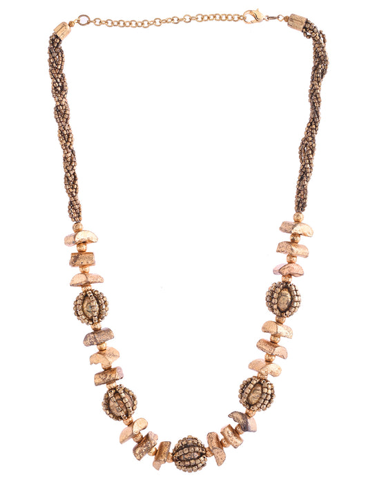RICHEERA Gold-Plated Antique Necklace