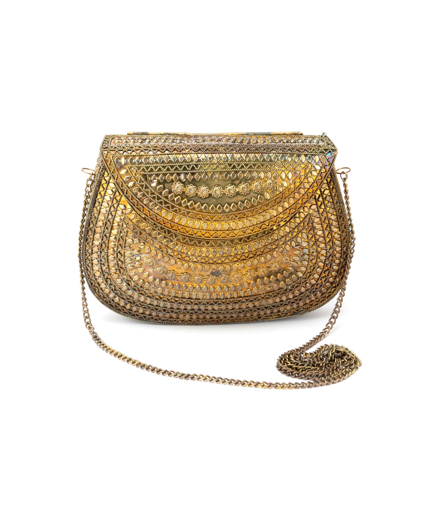 METALLIC PATTERN SLING BAG