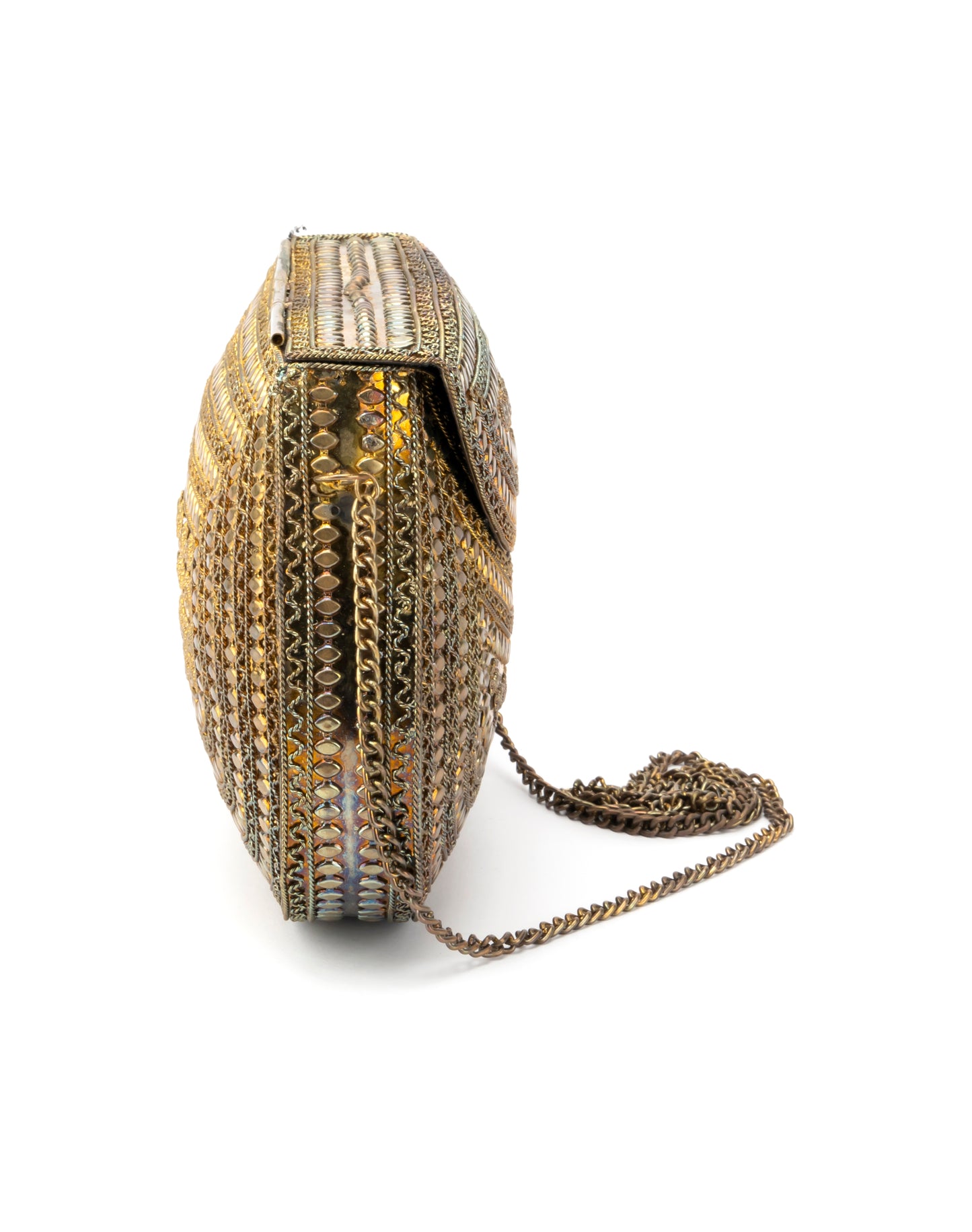 METALLIC PATTERN SLING BAG
