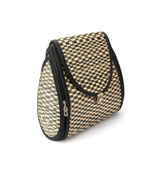 BASKET WEAVE PATTERN BAG PACK