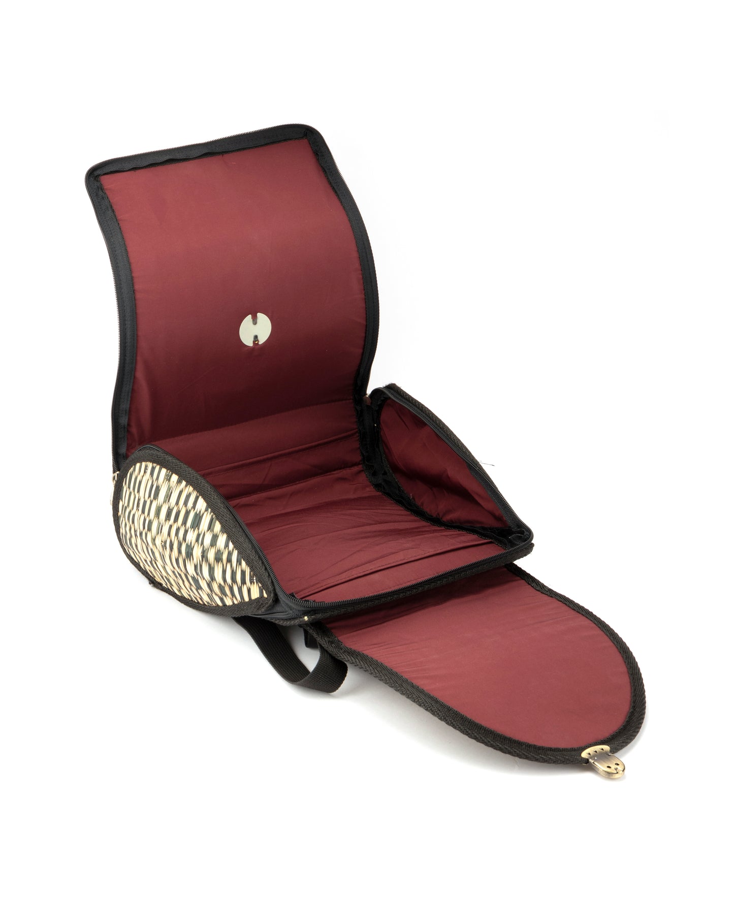 BASKET WEAVE PATTERN BAG PACK