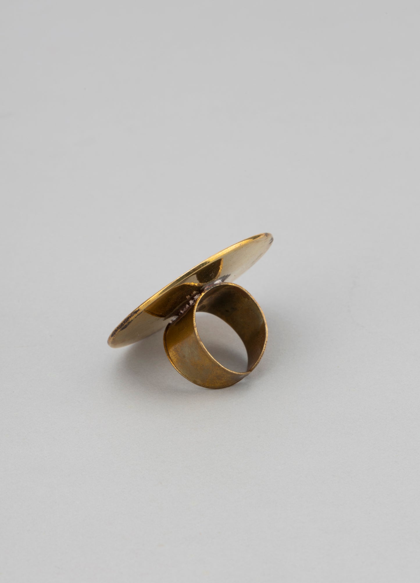 Gold-Plated Stone Studded Finger Ring