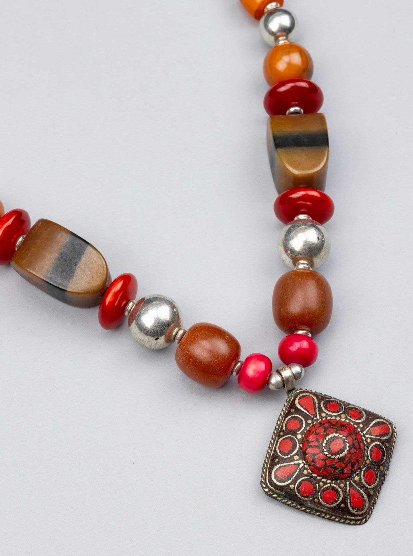 Multicolor Metal Necklace