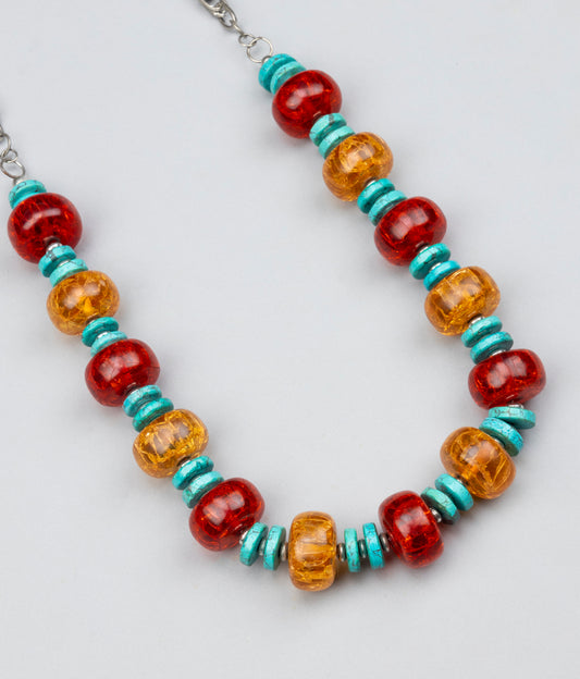 Multicolor Metal Necklace