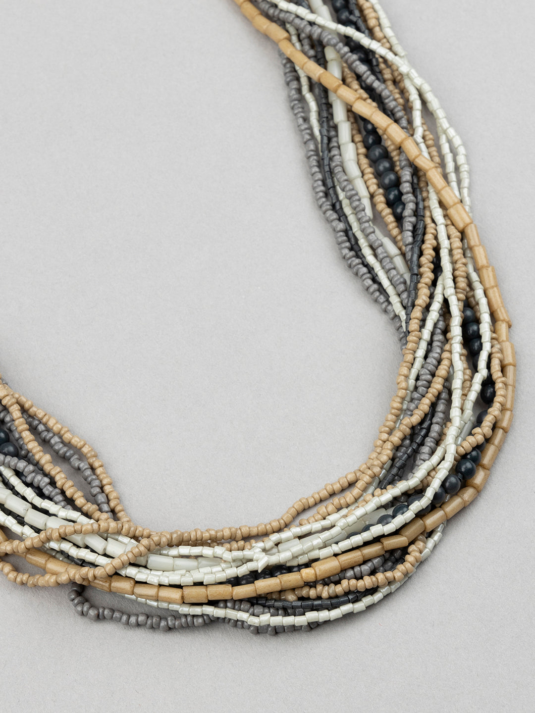 Multi Coloured Beaded Necklace - Richeera