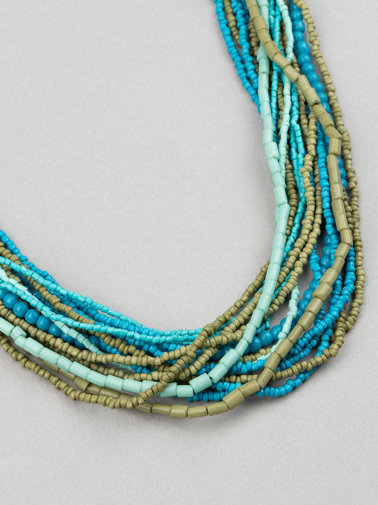 Multi Coloured Beaded Necklace