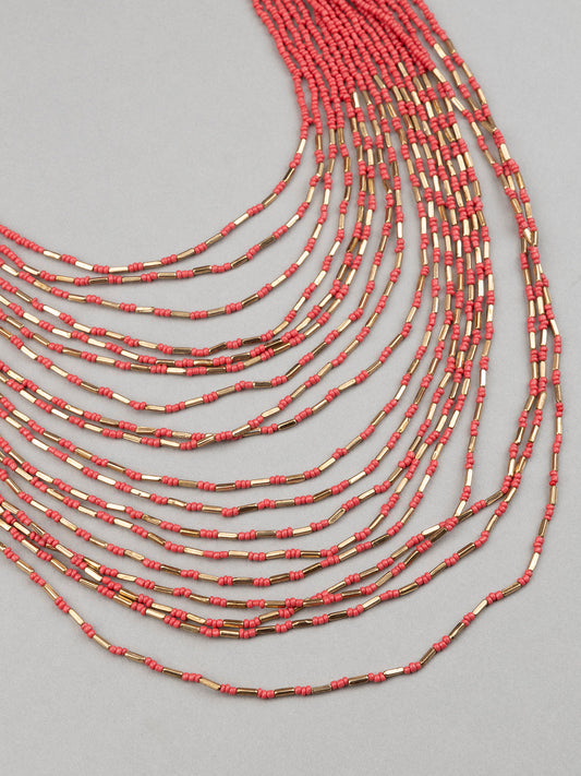 Red And Gold Necklace