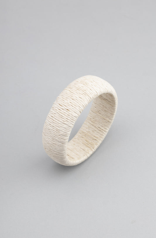 Women Biege Rafia Bracelet