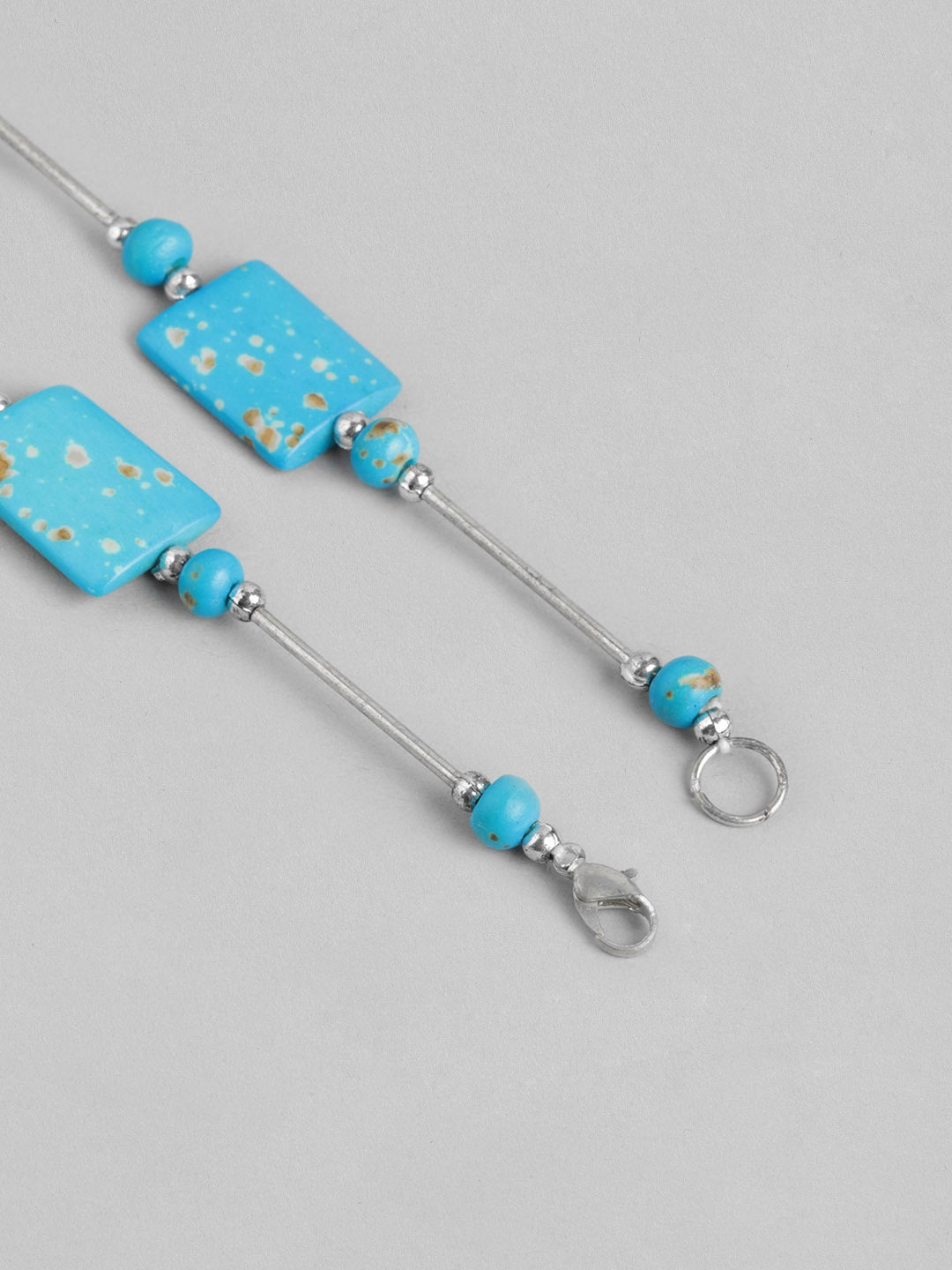 Silver-Plated Beaded Necklace