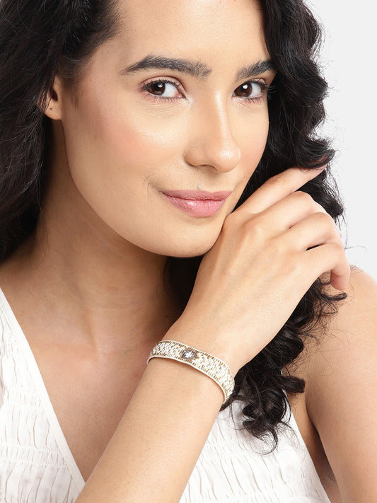 Women Artificial Beads Wraparound Bracelet