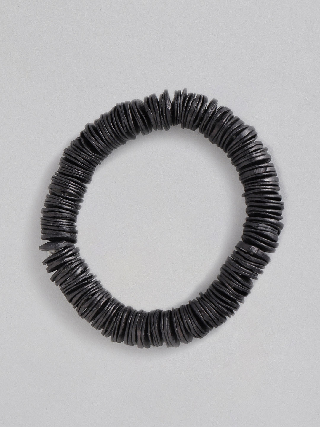 Women Black Elasticated Bracelet