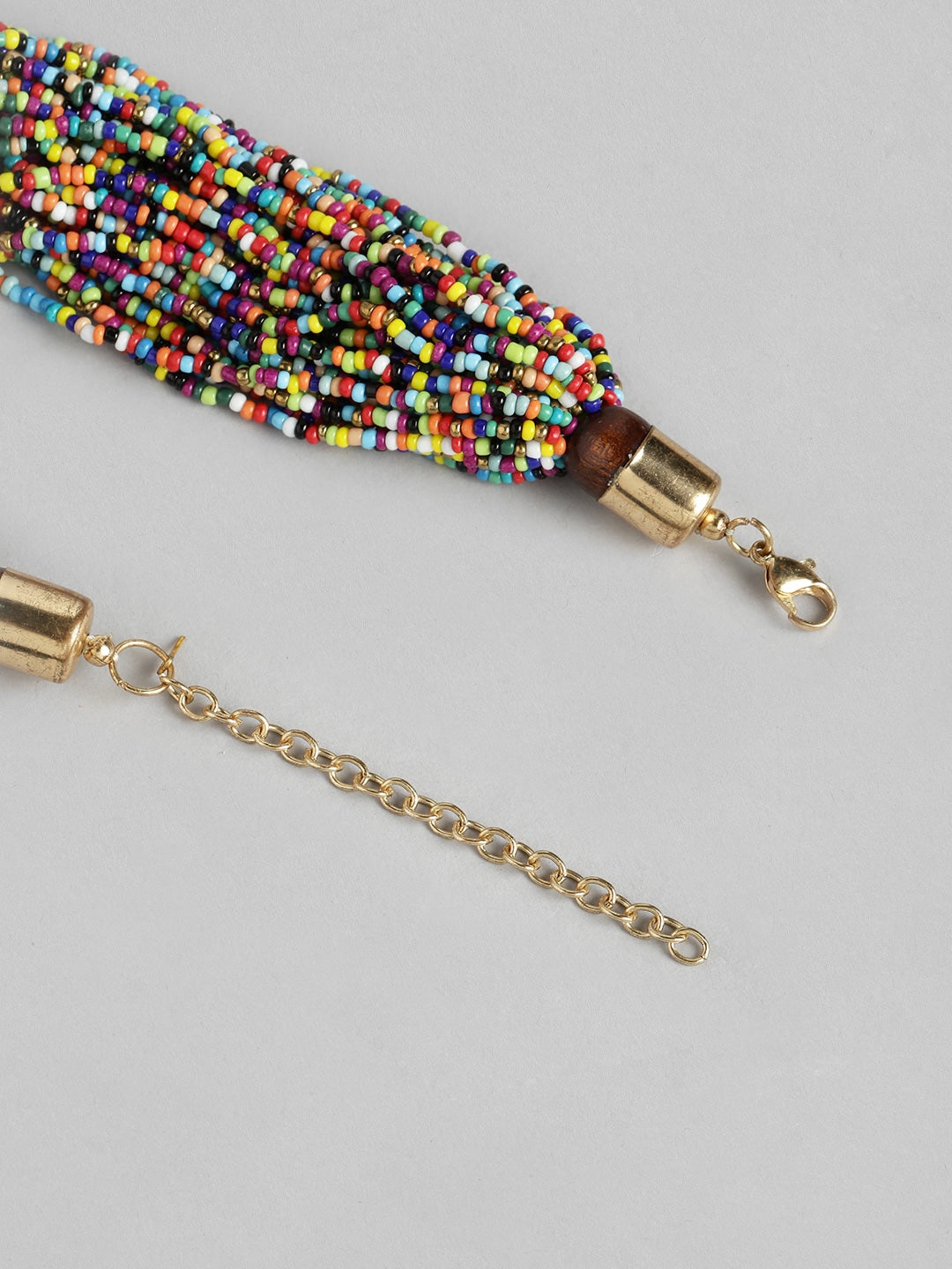Beaded Multi-Layered Statement Necklace
