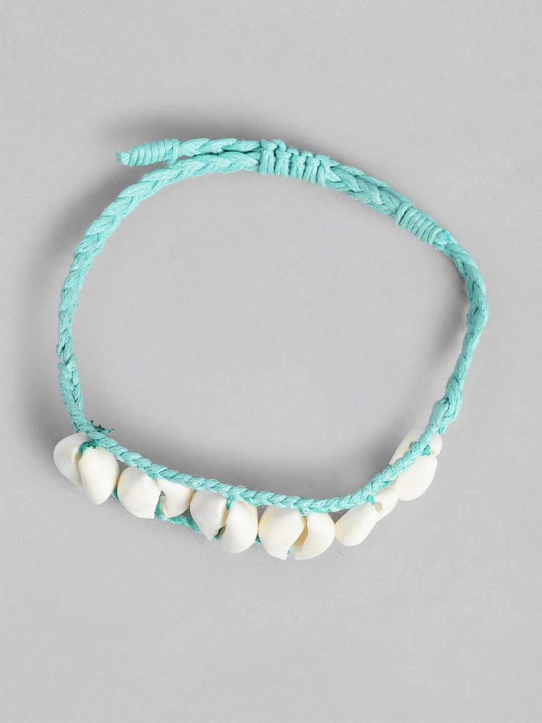 Women Braided Design Studded Bracelet