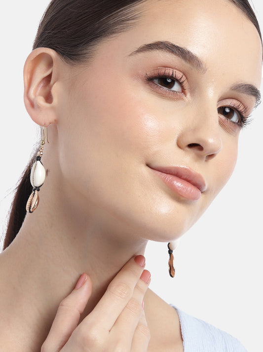 Teardrop Shaped Drop Earrings