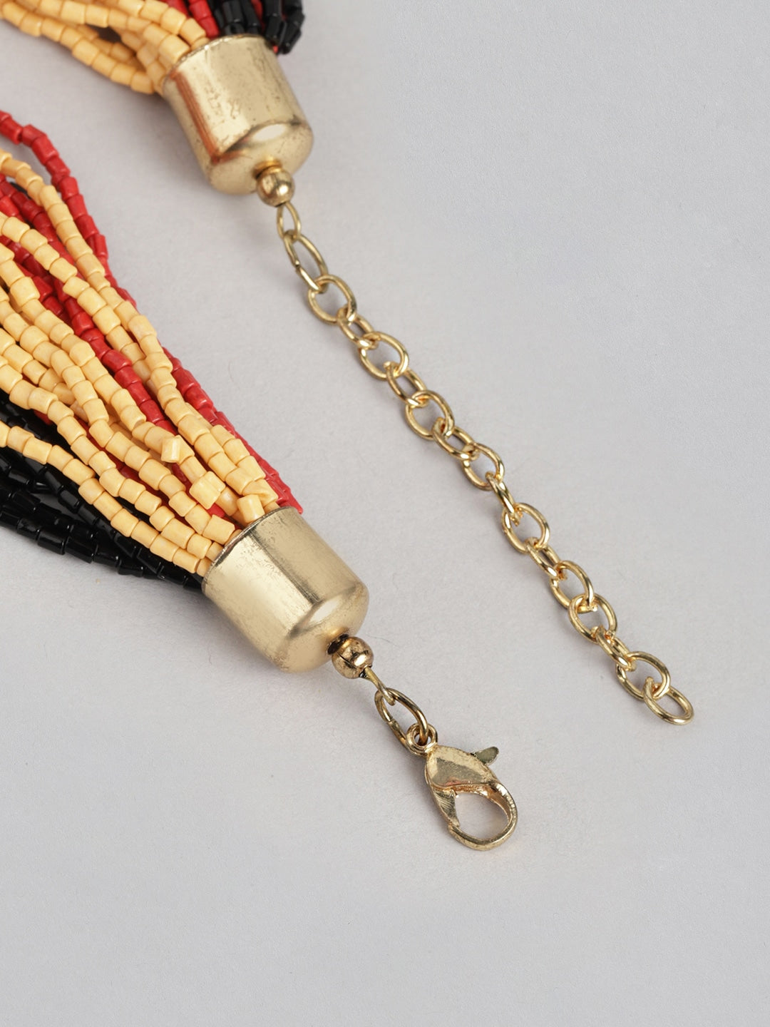 Beaded Multi-Layered Statement Necklace