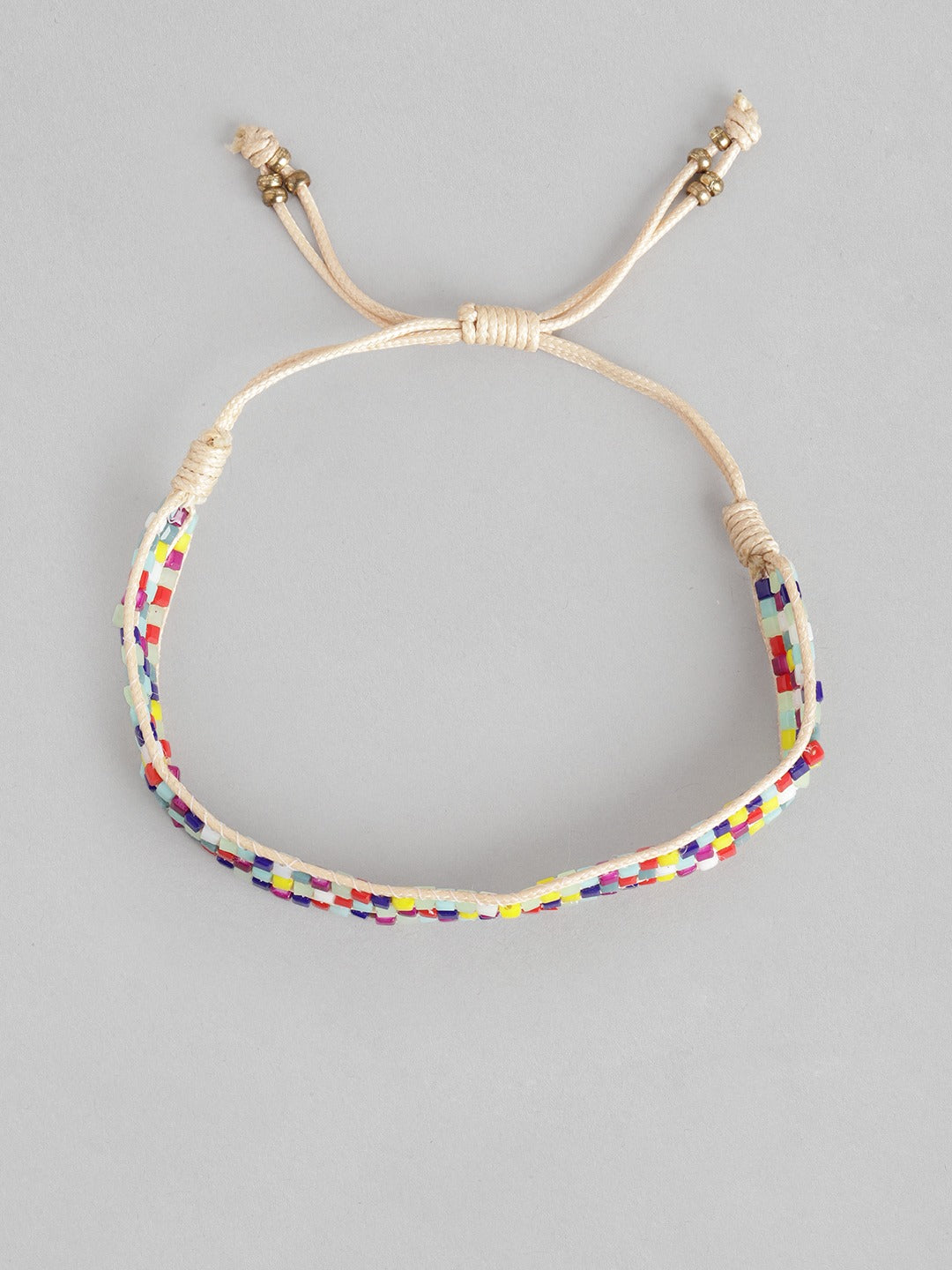 RICHEERA Women Off White & Red Armlet Bracelet