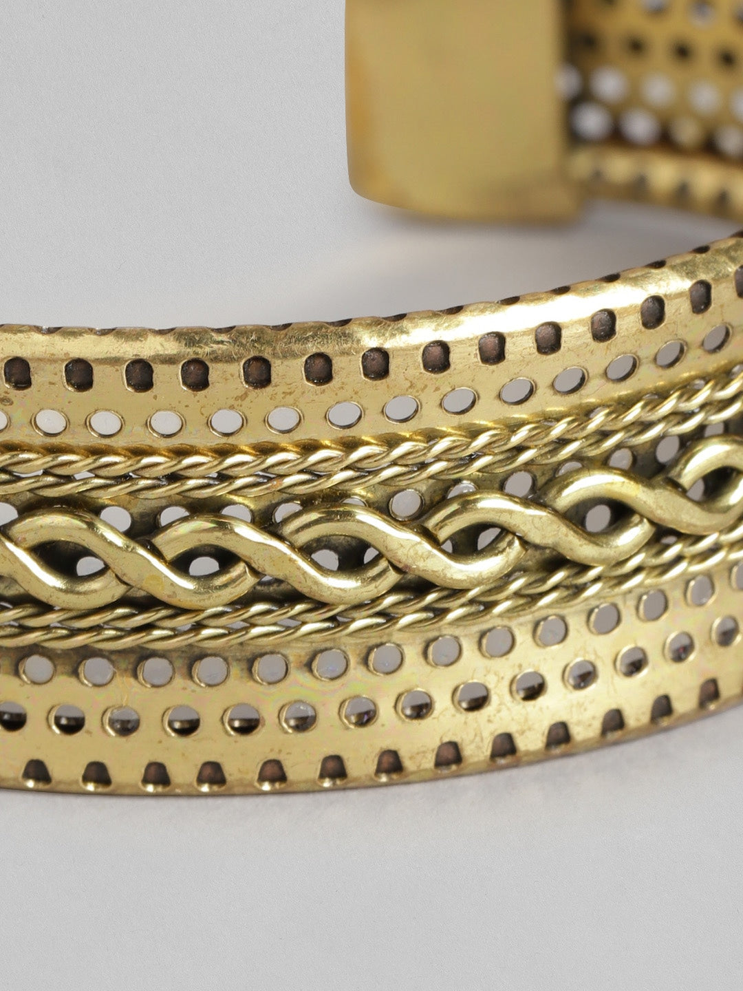 RICHEERA Gold-Plated Cuff Bracelet
