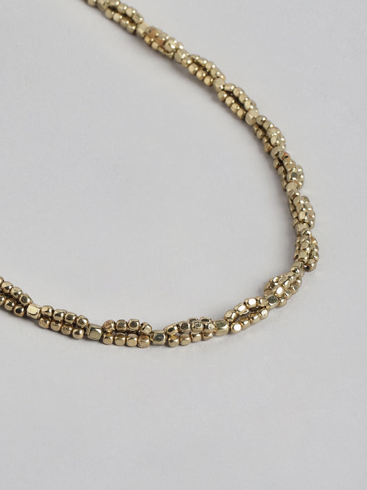 RICHEERA Brass Gold-Plated Necklace