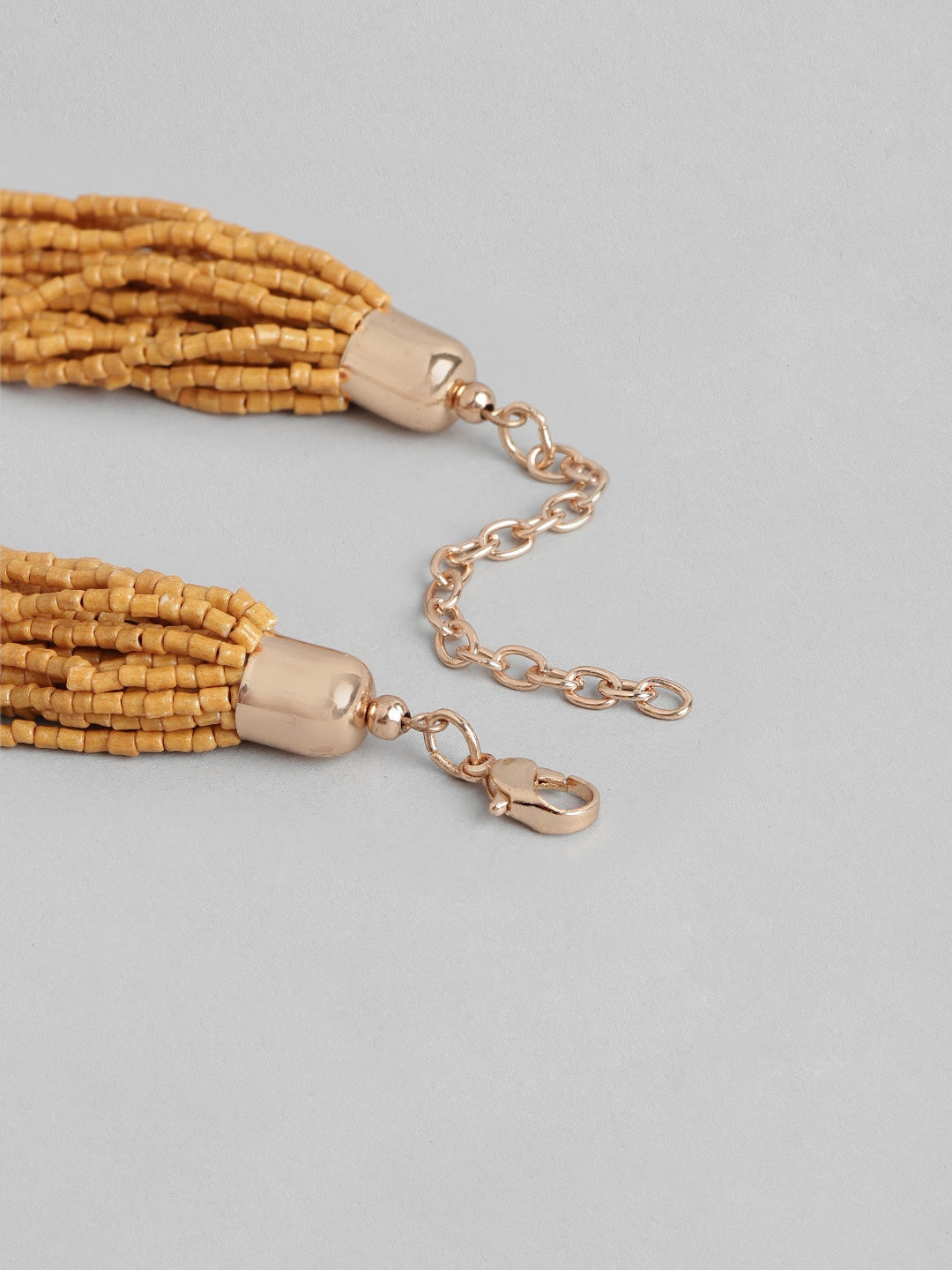 Beaded Multi-Layered Statement Necklace