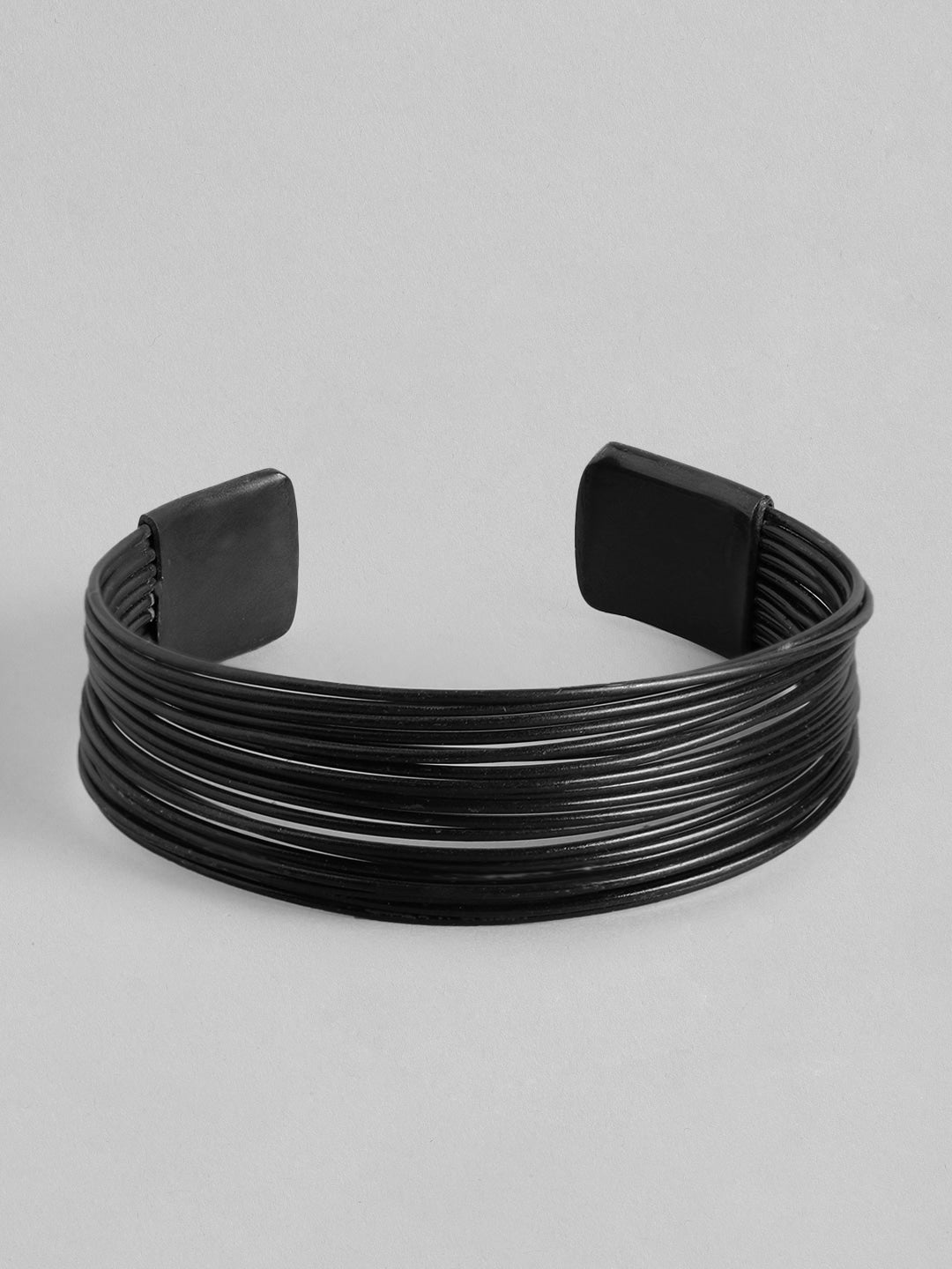 Women Black Cuff Bracelet