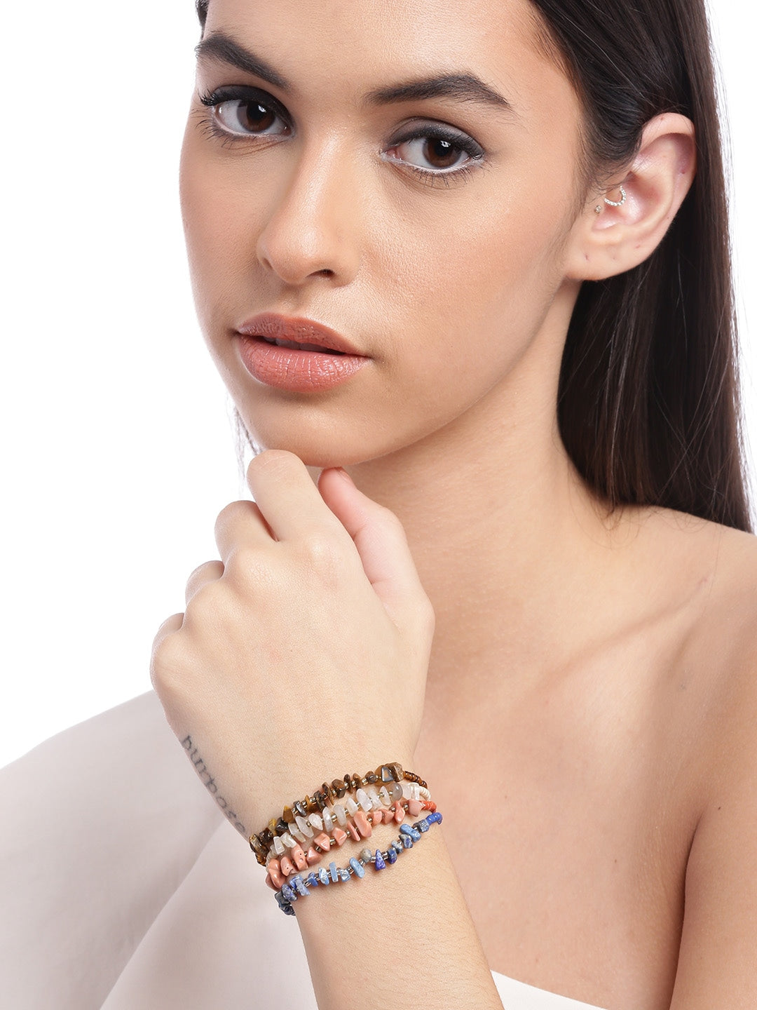 Women Multicoloured Multistrand Bracelet
