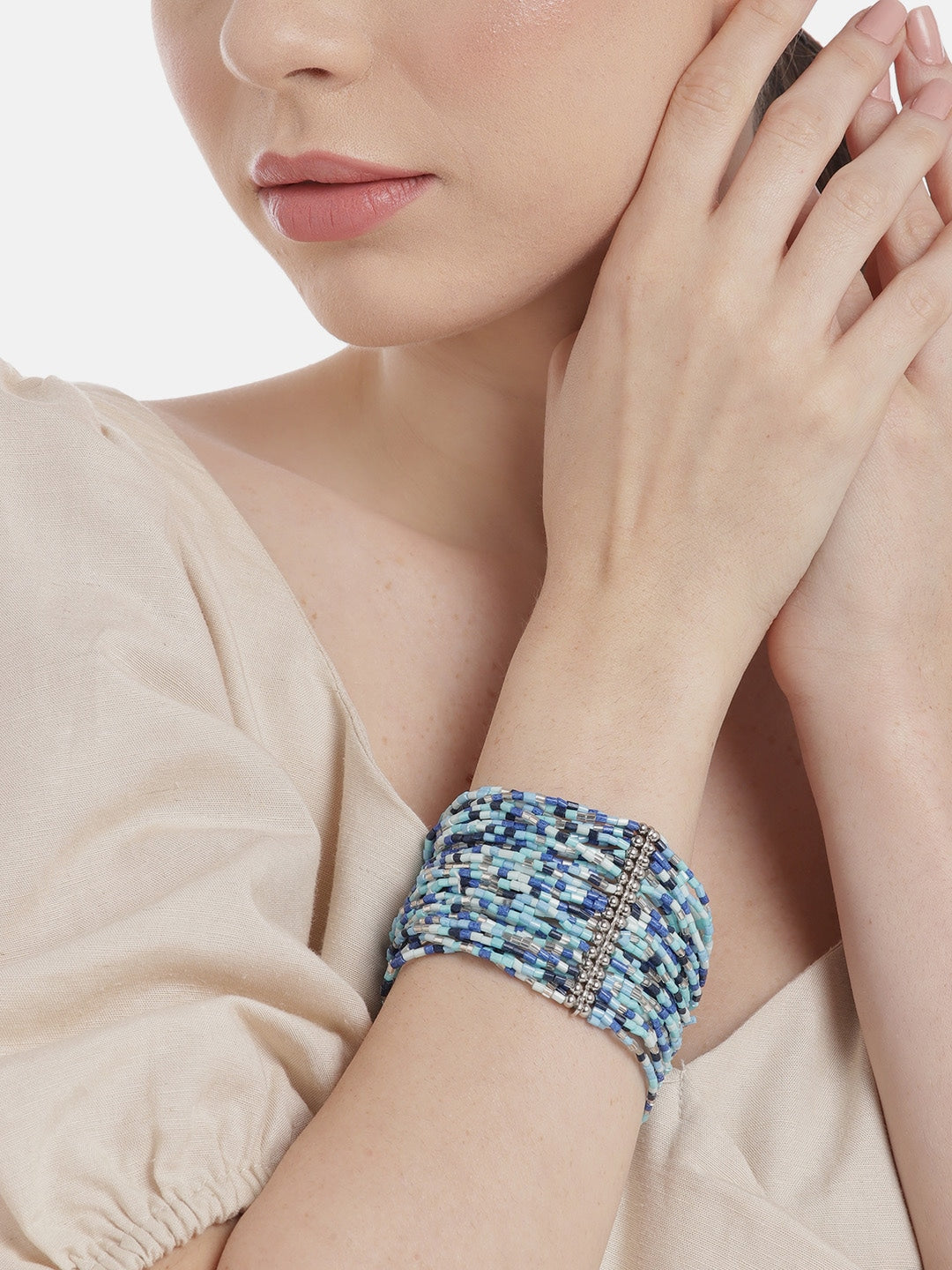 Women Silver-Plated Bracelet