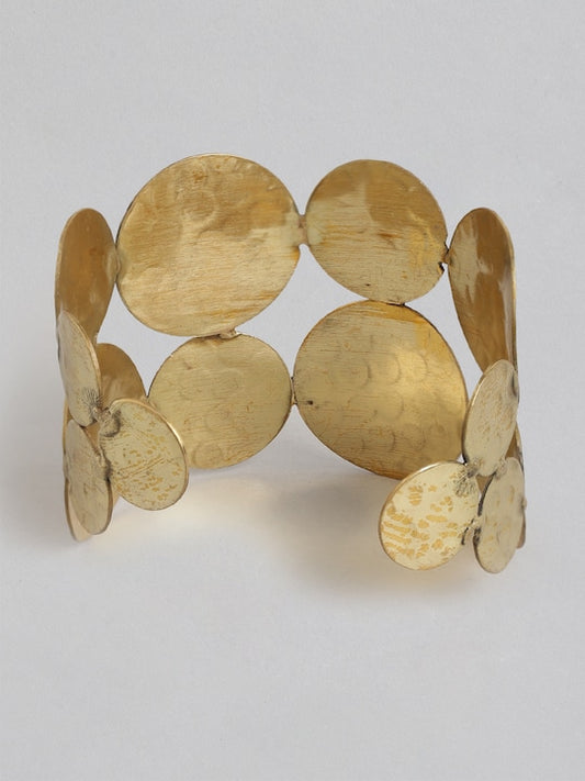 Women Gold-Plated Cuff Bracelet