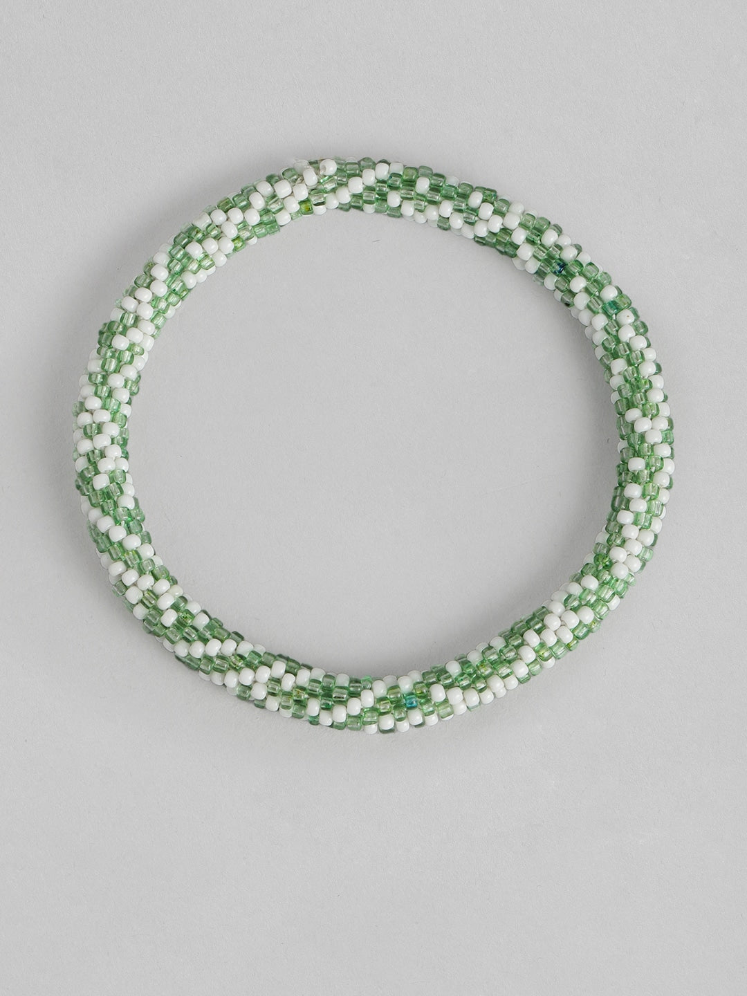 Women Set of 2 Beaded Bangle-Style Bracelet