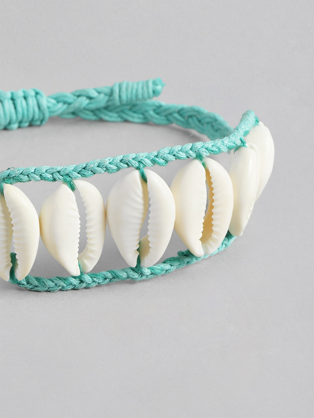 Women Braided Design Studded Bracelet