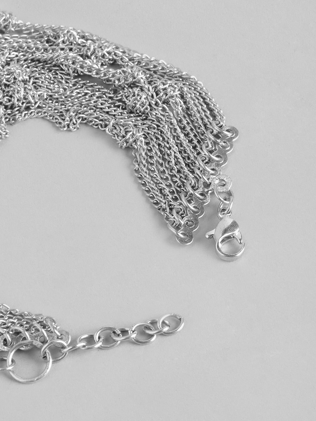 Women Silver-Plated Armlet Bracelet