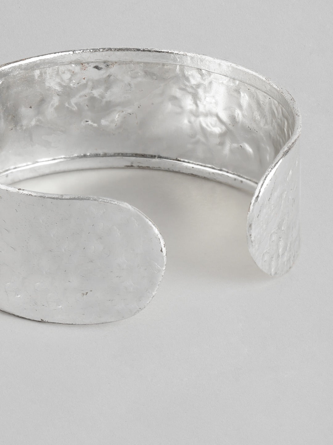 RICHEERA Women Silver-Plated Cuff Bracelet