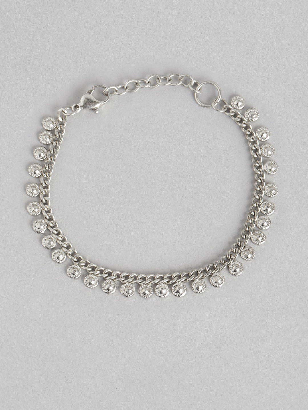 RICHEERA Women Silver-Plated Wraparound Bracelet