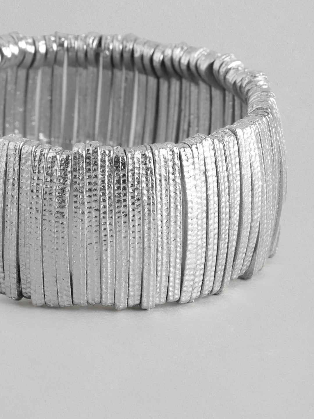 Women Silver-Plated Bangle-Style Bracelet