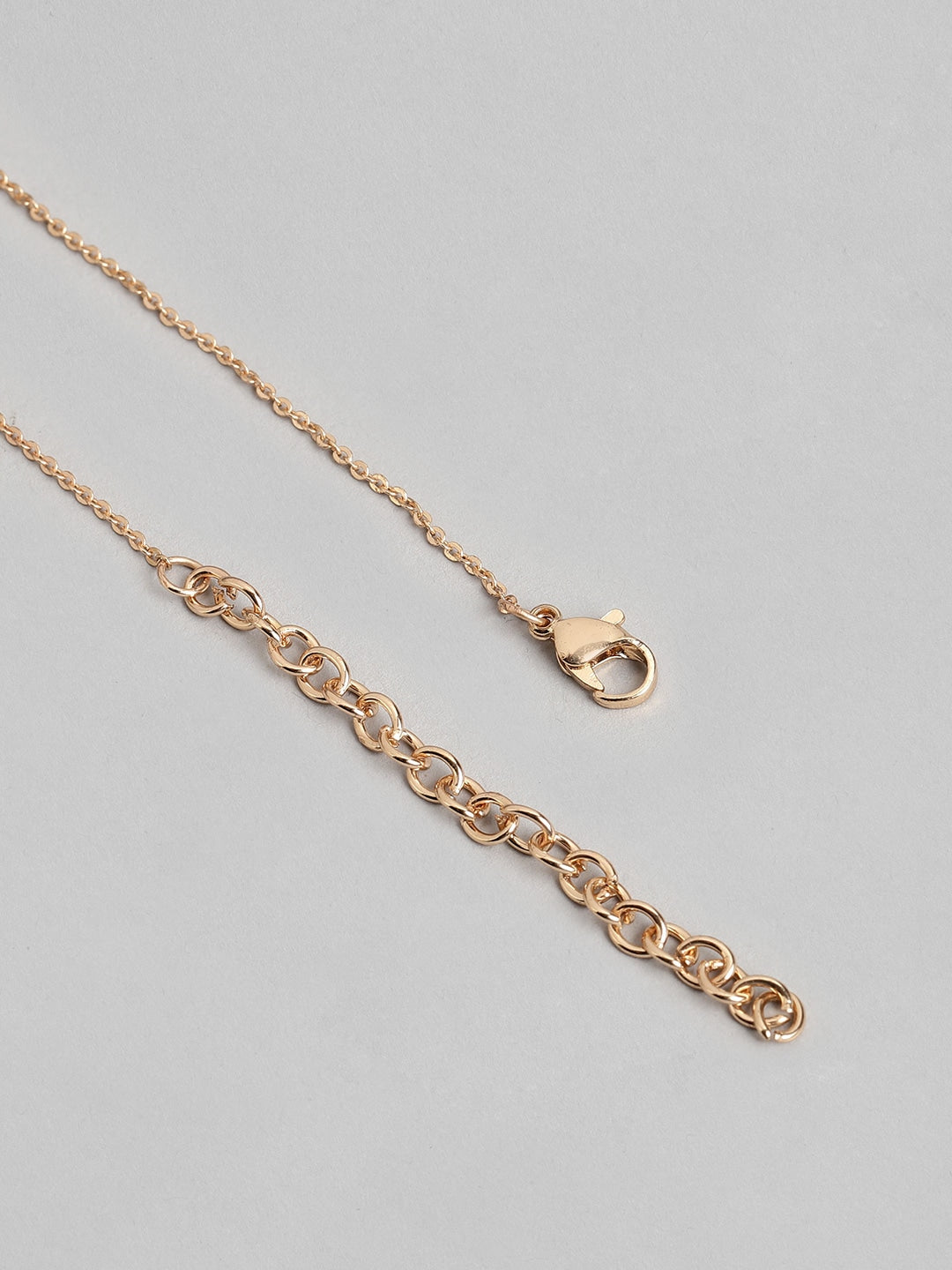 Rose Gold-Plated & Pink Necklace