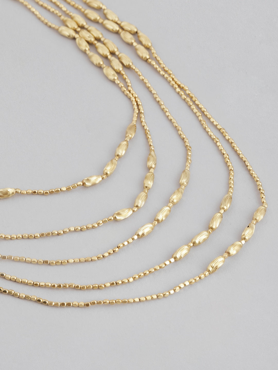 RICHEERA Brass Gold-Plated Necklace