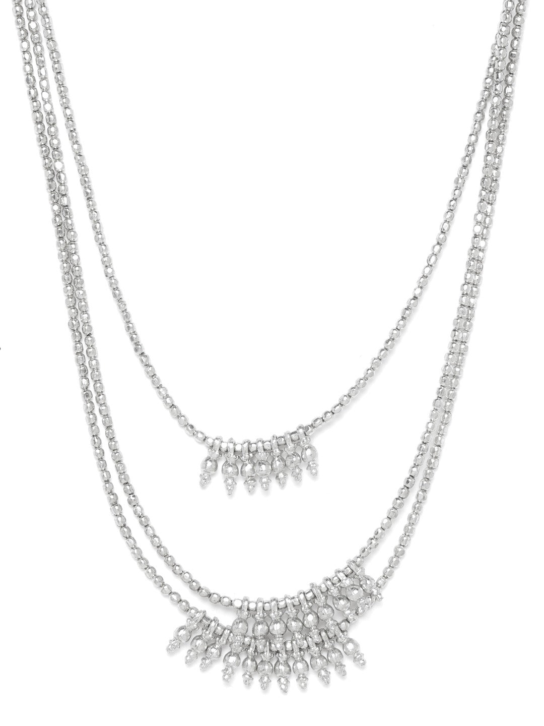 RICHEERA Silver-Plated Layered Necklace