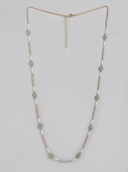 Brown & White Necklace