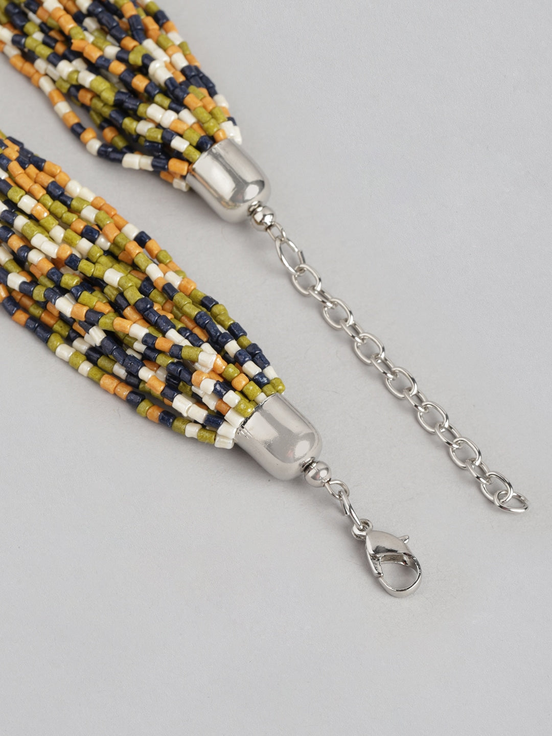 Beaded Multi-Layered Statement Necklace
