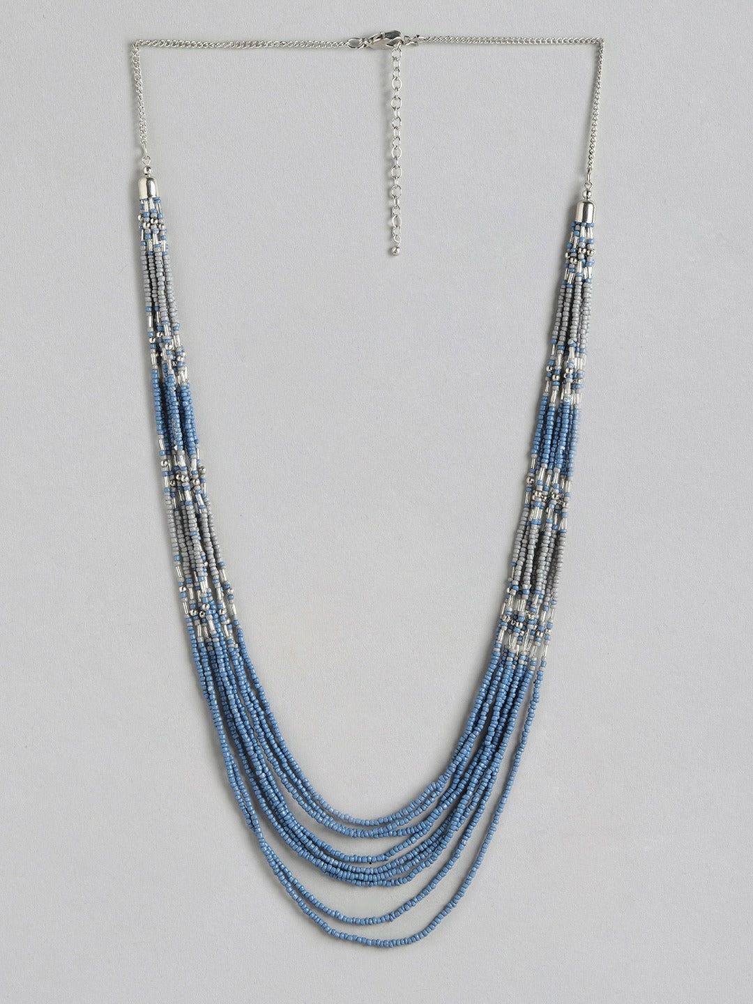 RICHEERA Blue & Grey Necklace