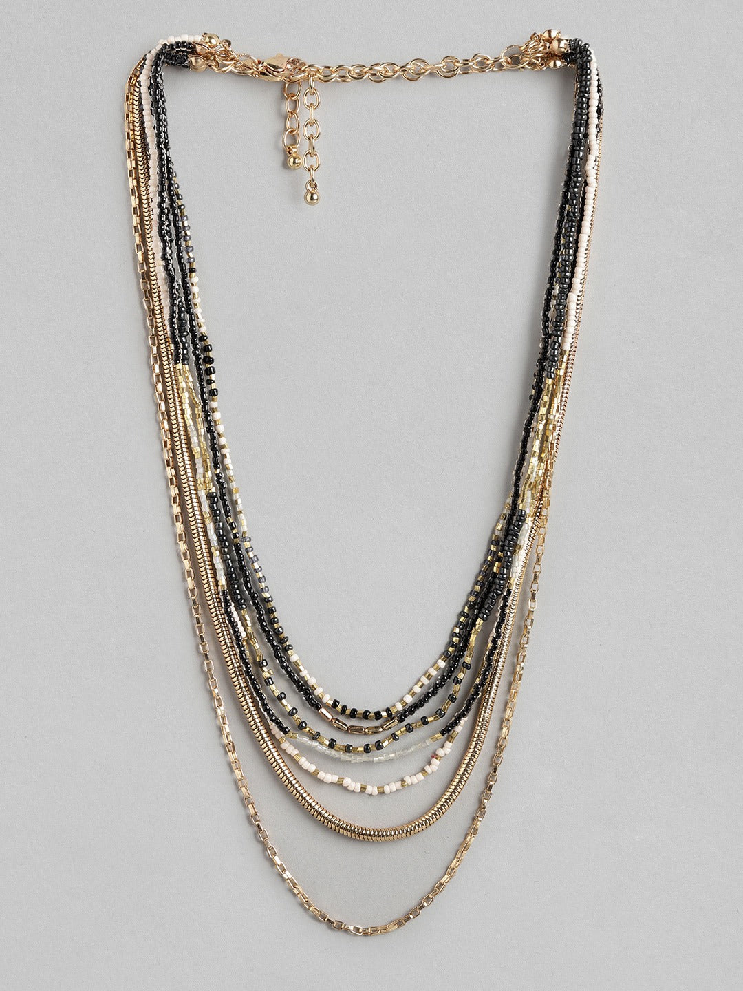 Gold-Plated Layered Necklace