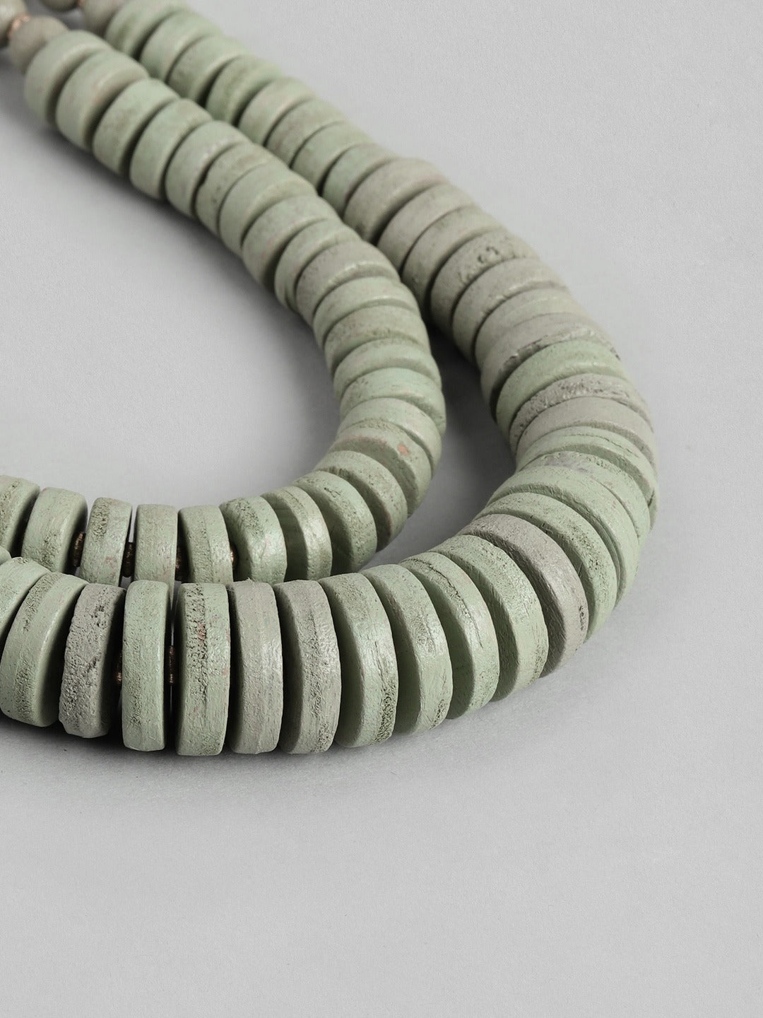 RICHEERA Green Layered Necklace