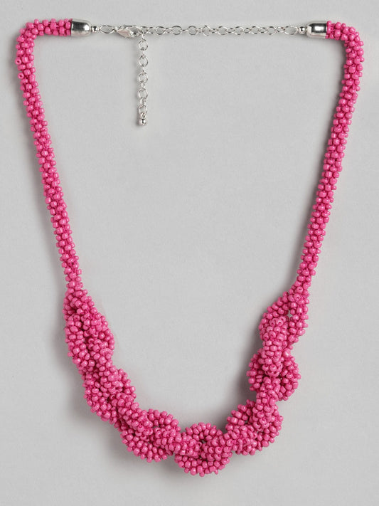 Pink Beaded Necklace